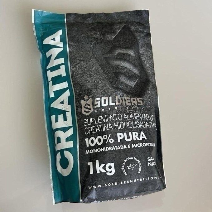 💪 Creatina 1kg Suplemento Monohidratada - Soldiers Nutrition