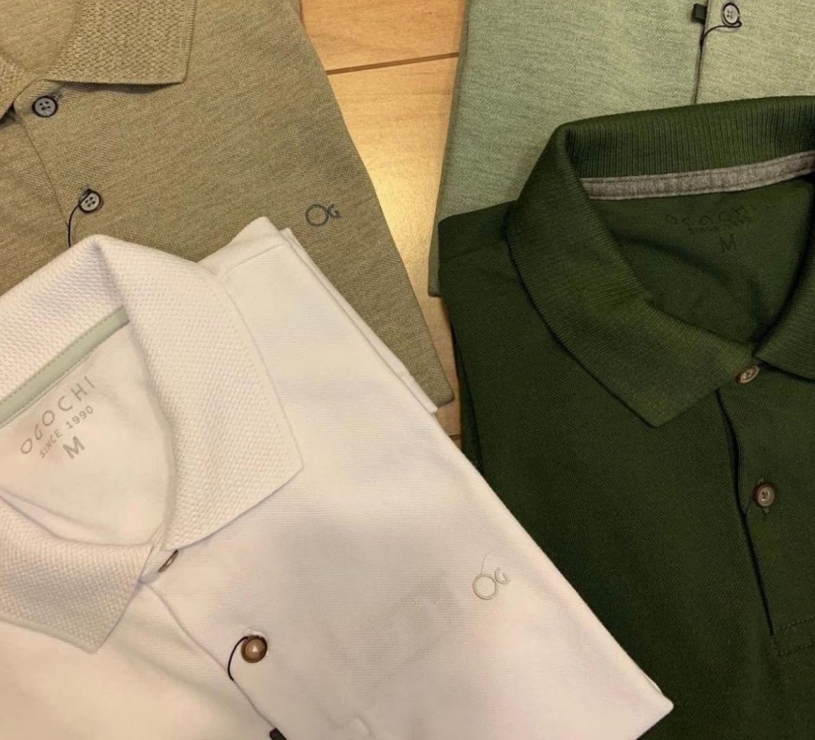 👕 Camisa Gola Polo Ogochi Slim (várias cores)