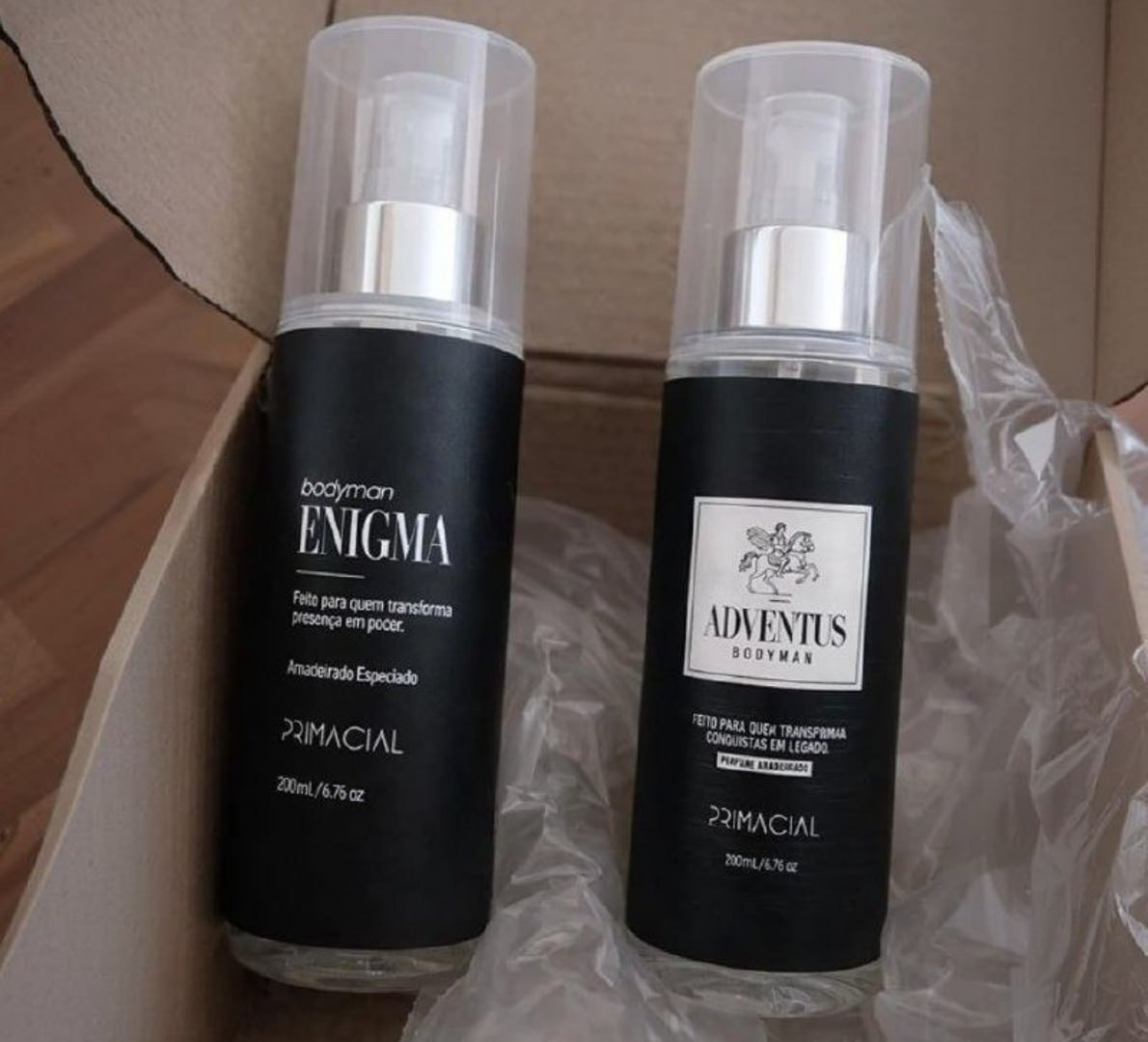 ✅ Kit Body Splash Adventus e Enigma 200ml