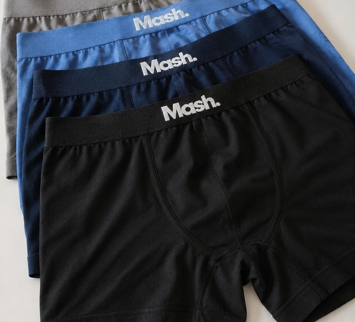 ✅ Kit Com 4 Cuecas Boxer Microfibra Mash