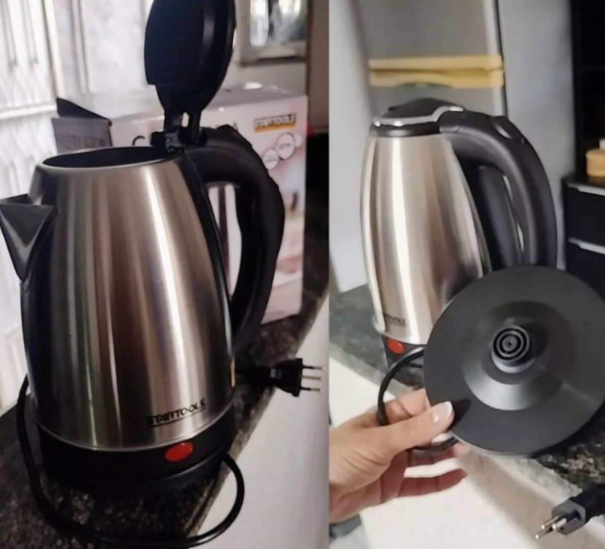 ☕️ Chaleira Elétrica Jarra Inox 1,8L - 220v