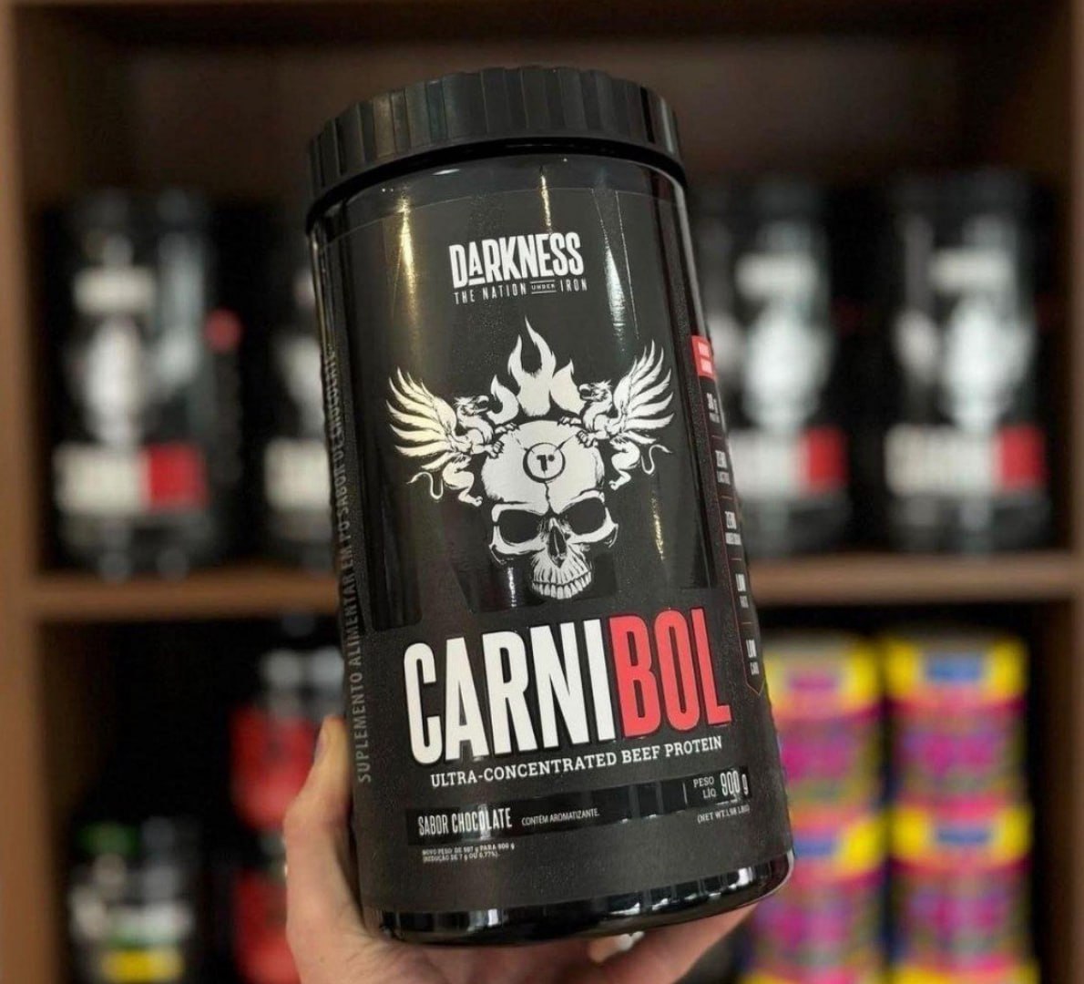 ✅ Whey Darkness Proteína de Carne Carnibol 900g