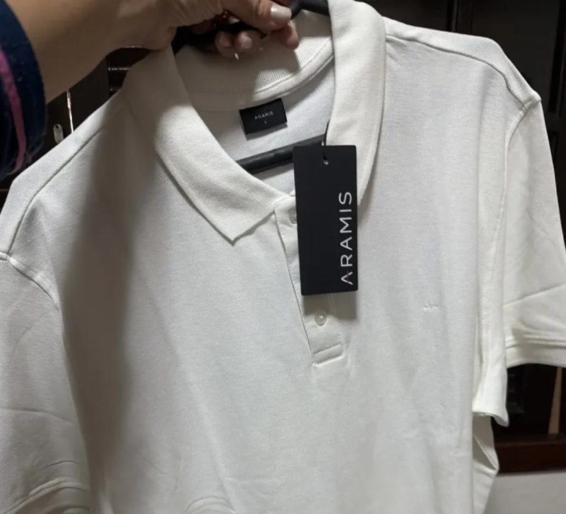 👕 Polo Aramis Manga Curta Algodão Piquet (M ao XXG)