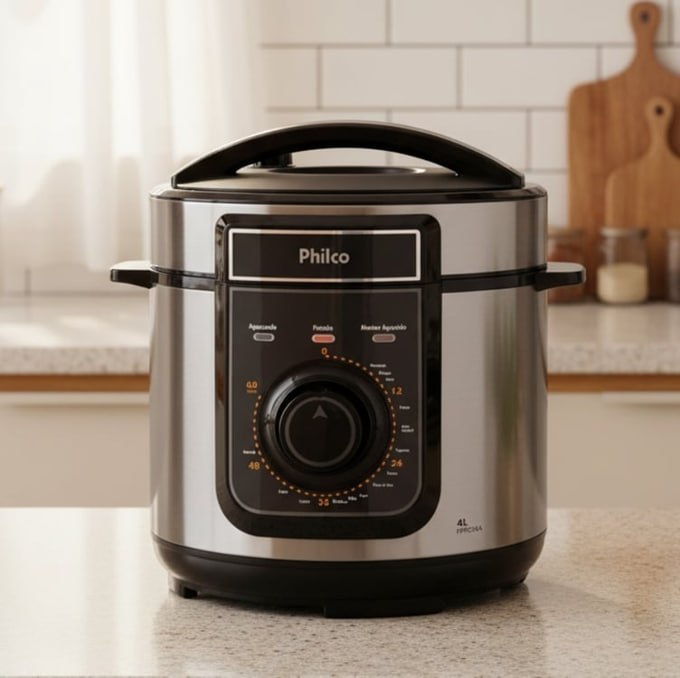 🍲 Panela de Pressão Elétrica Philco 4L 14 funç es PPPE04A