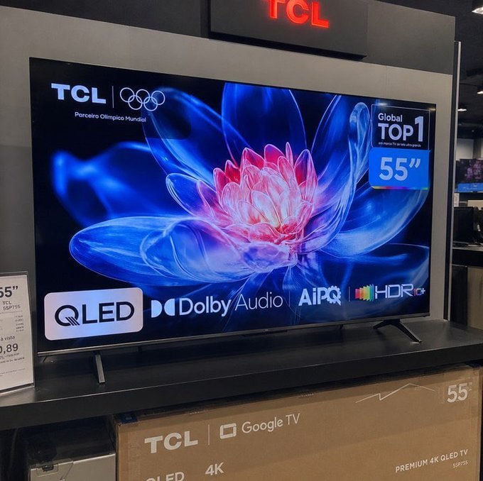 📺 Smart TV 55 QD-Mini LED UHD 4K TCL 55A400M (144Hz)