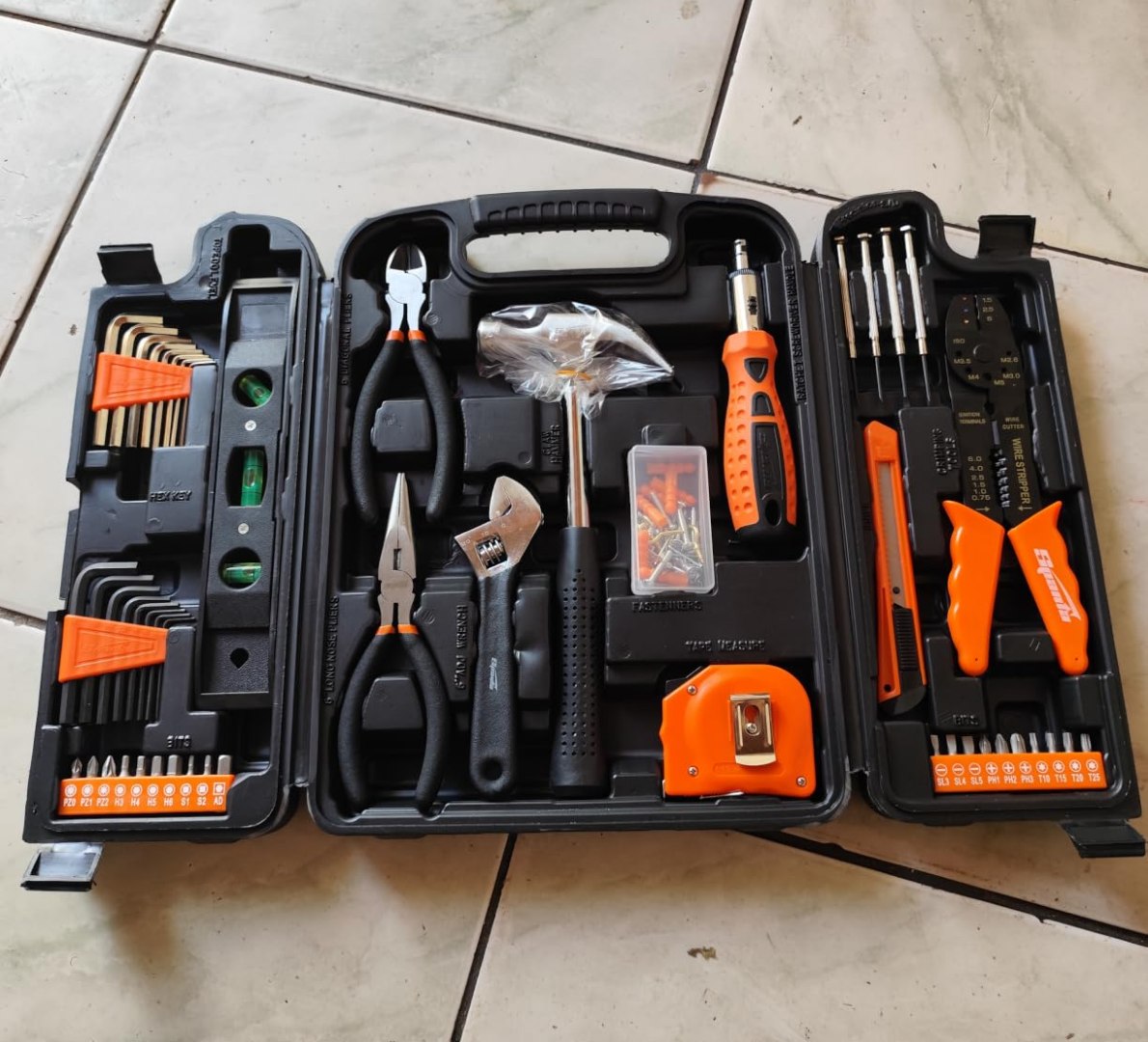 🔧 Kit Maleta de Ferramentas Sparta com 129 Peças