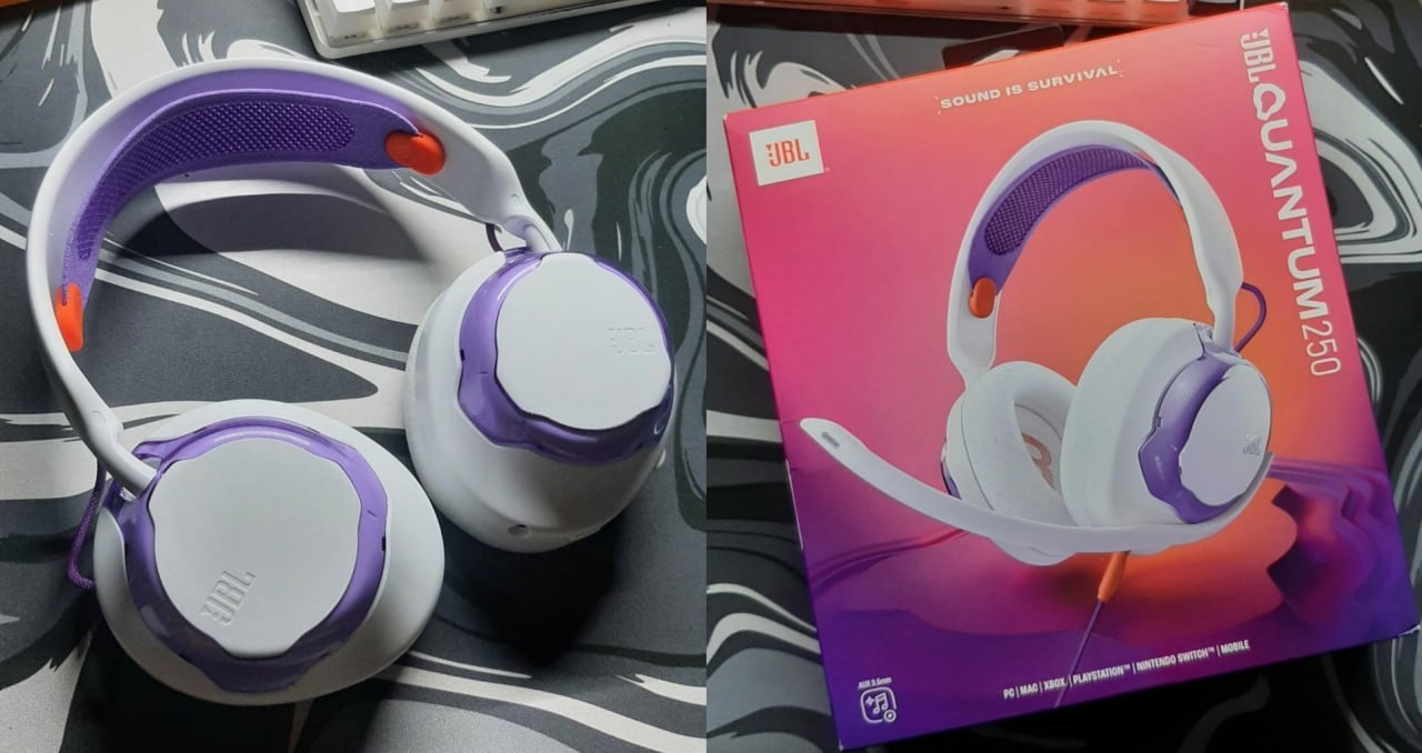 🎧 Headset JBL Quantum 250 com Cancelamento de Ruído