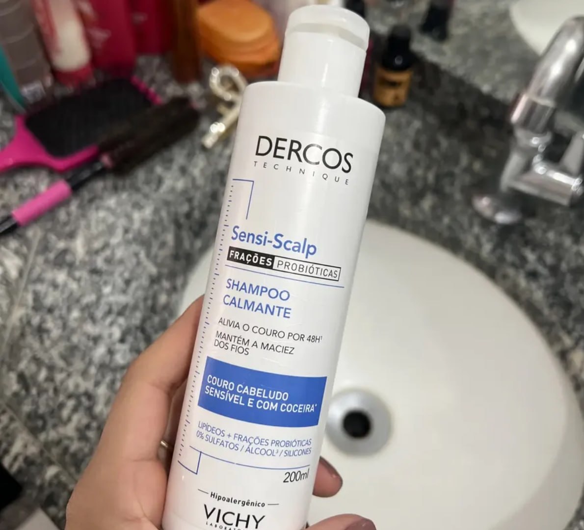 🧴 Shampoo Dercos SensiScalp Probiotic, Vichy 200ml