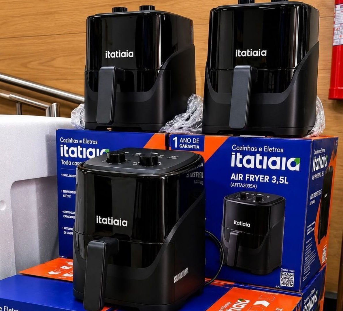 ✅ Fritadeira Elétrica Air Fryer Itatiaia 3.5L 127V