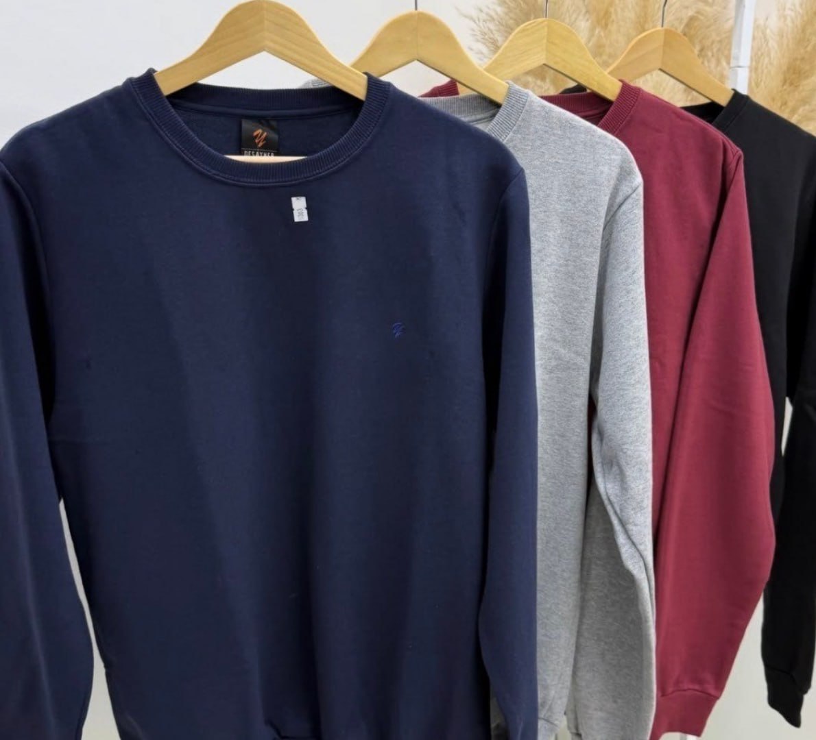 🧥 Kit 2 Moletons Gola Careca Liso