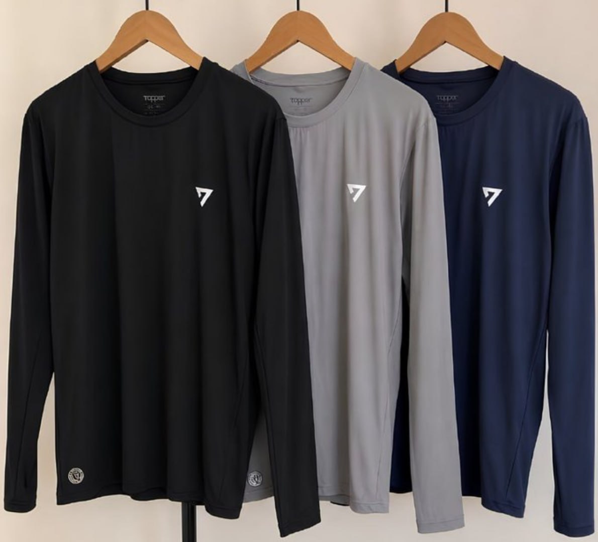 ✅ Kit com 3 Camisetas Térmicas Segunda Pele UV50