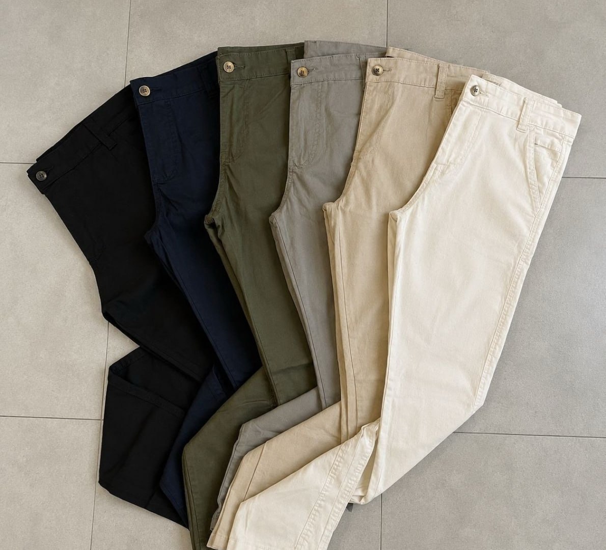 ✅ Calça Sarja Alfaiataria Bolso Faca