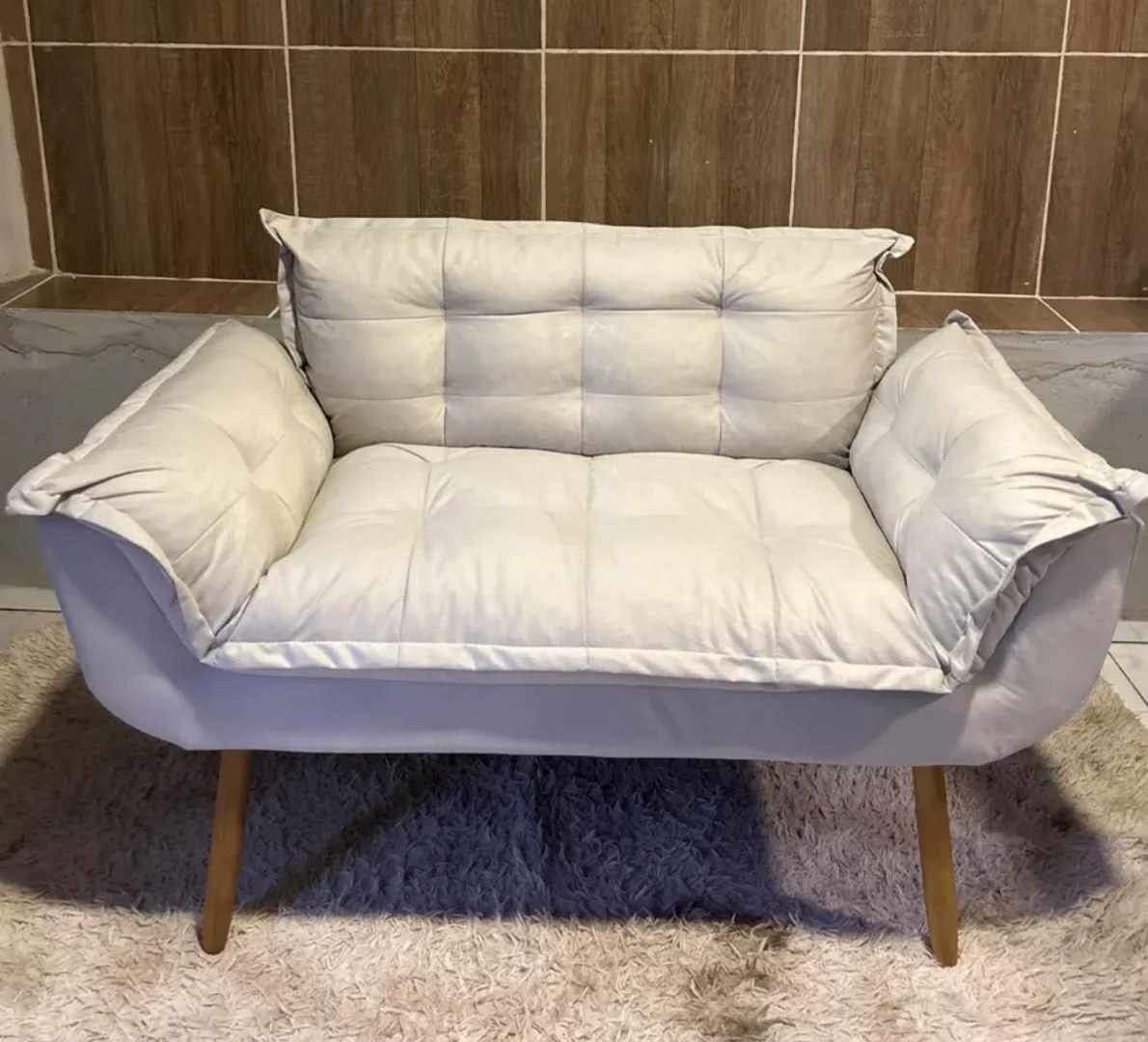 ✅ Namoradeira Decorativa Suede
