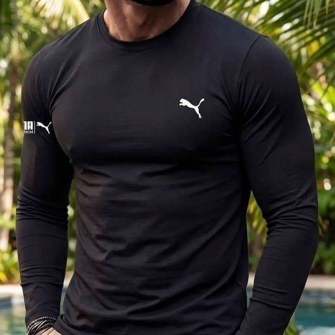 💪 Camiseta Térmica Puma Manga Longa Proteção UV 50+