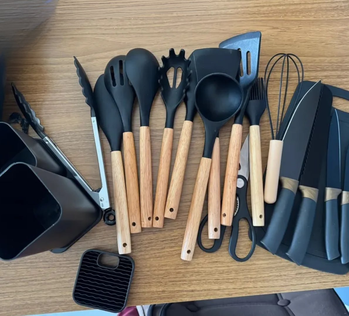 ✅ Conjunto 19 Peças Utensílios Cozinha Silicone