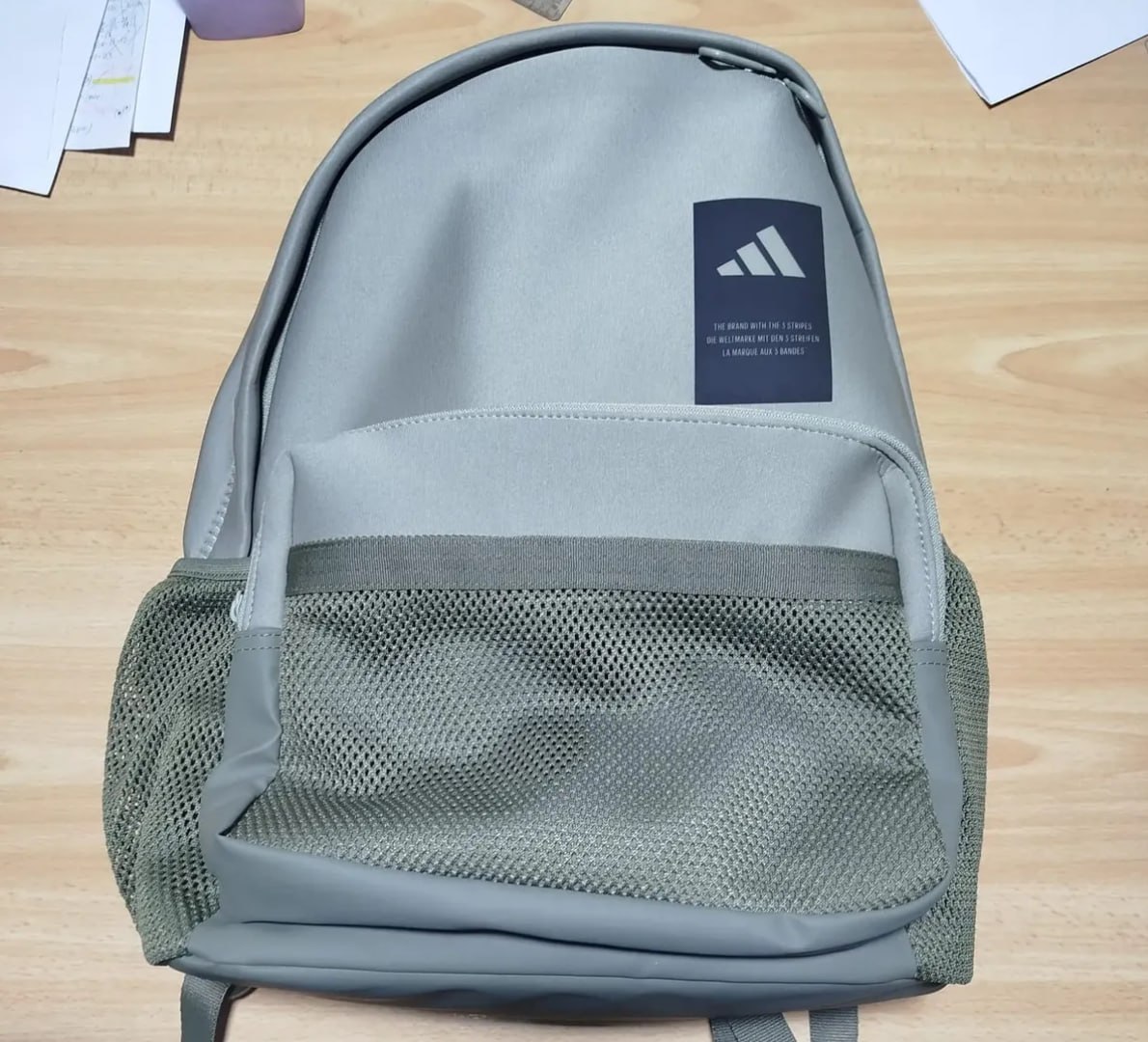 🎒 Mochila Must Haves Seasonal adidas Cor Verde / Silver Pebble
