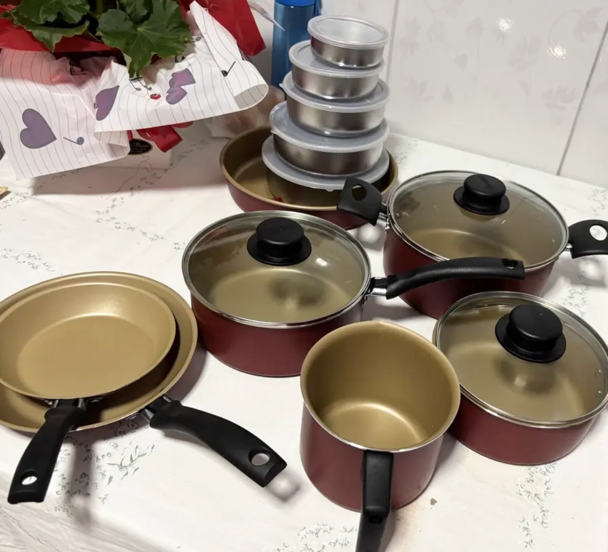 🍳 Jogo de Panelas Tramontina Turim 12 peças + Kit Tigelas Inox