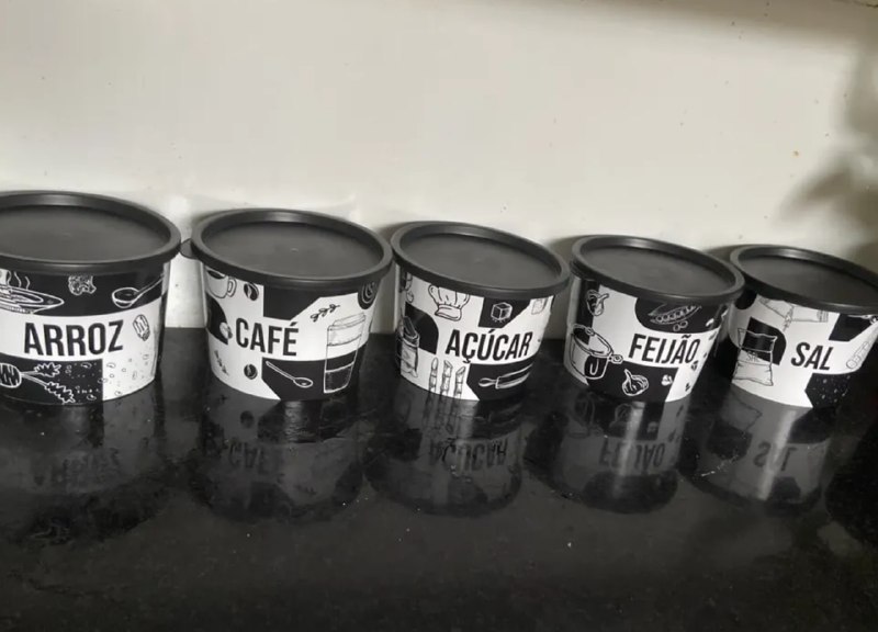 š Kit Porta Mantimentos 5 PeƧas Redondo