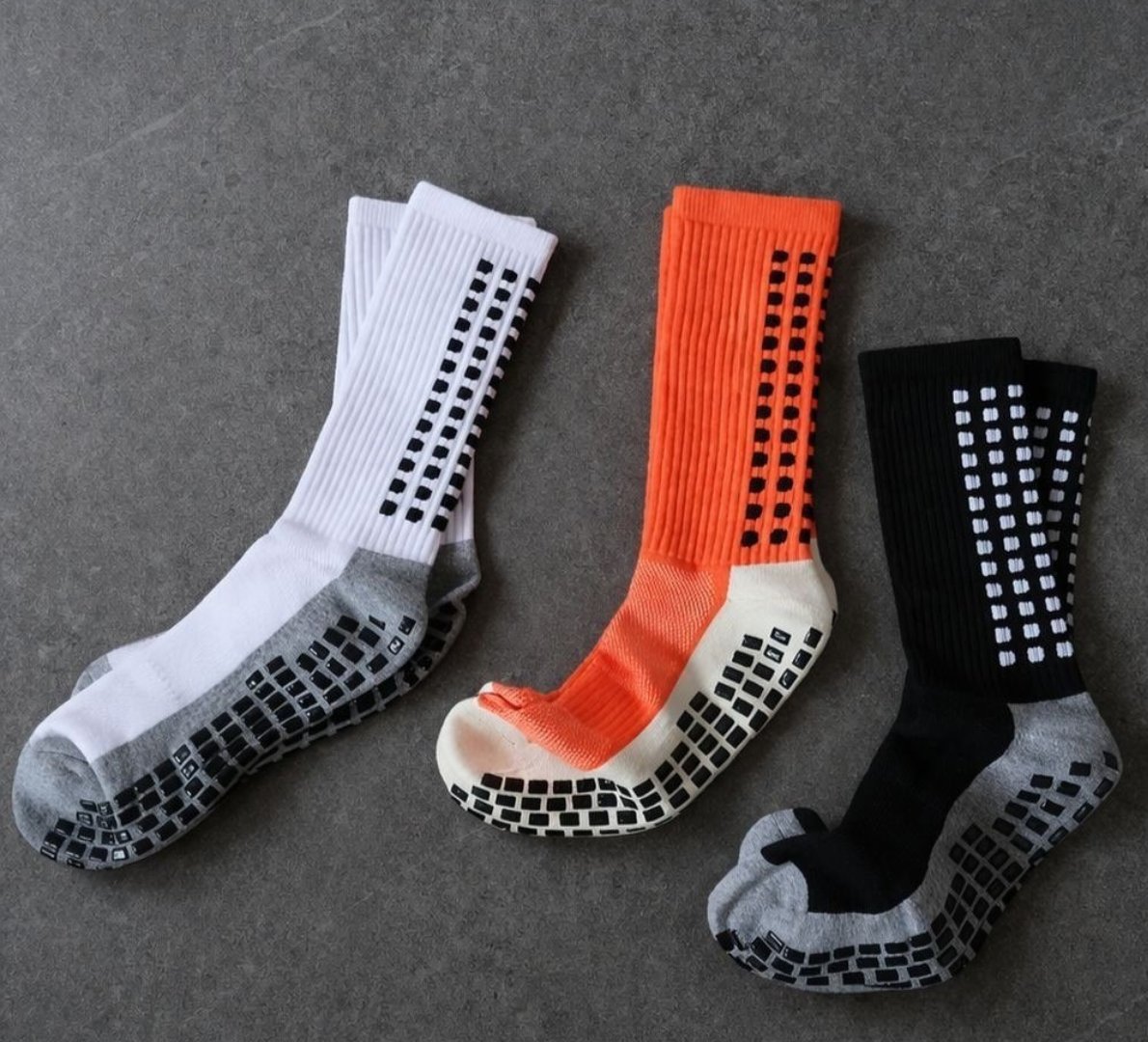 🧦 Kit 3 Pares Meia Antiderrapante Esportiva