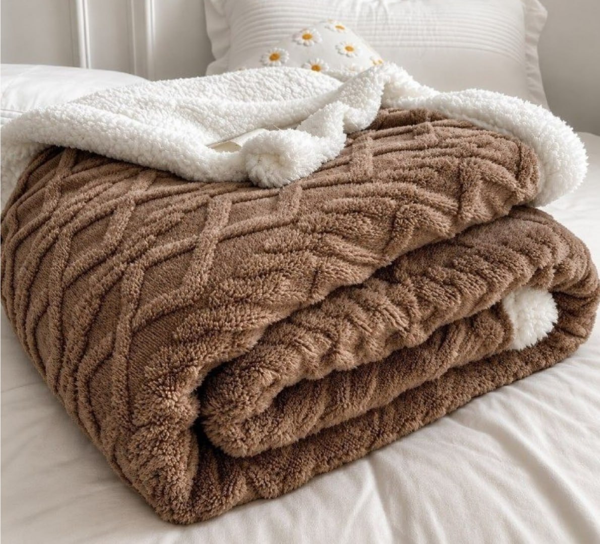 🛏 Cobertor Manta De Casal Sherpa 2,00x1,80 (Várias cores)