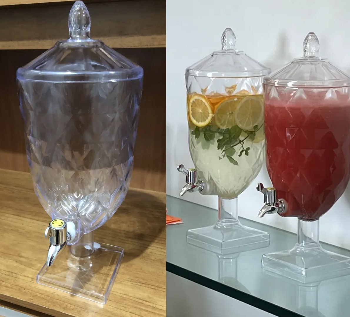 🍊 Suqueira Transparente P/ Bebidas 4,5 Lt
