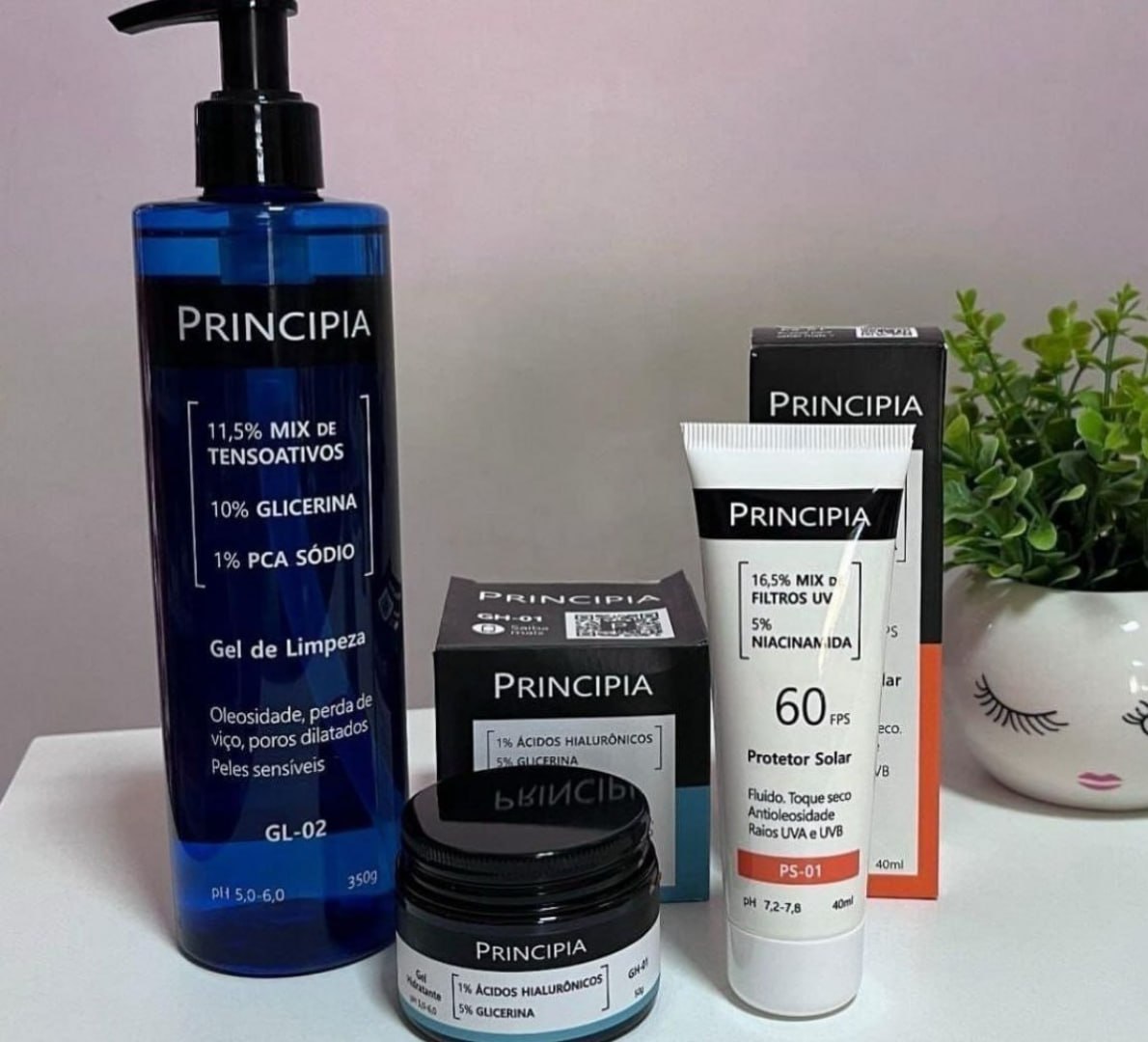 🧴 Principia Kit Completo Para Pele Sensível Com Fps 60