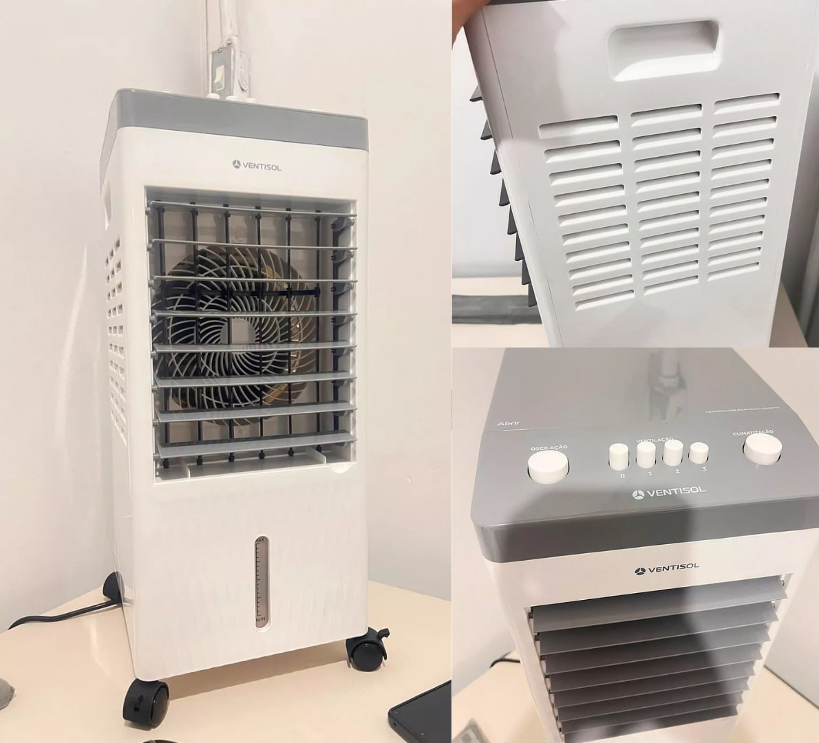 ❄️ Climatizador Ventisol Cli0601 6 Litros 60W 127V