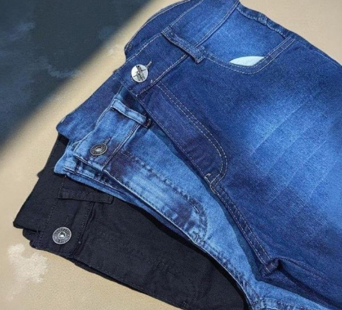👖 Kit 3 Calças Jeans Skinny Masculina