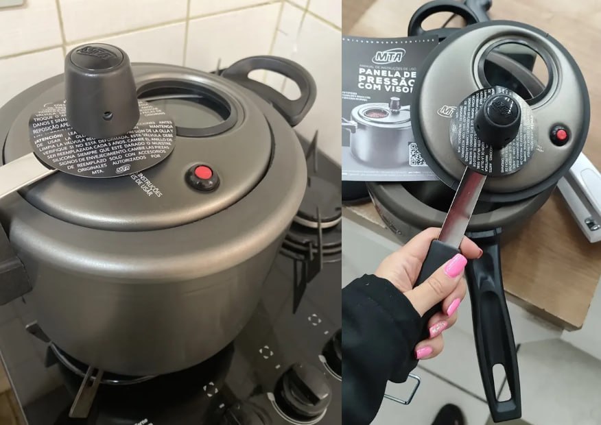 ✅ Panela de Pressão 4.5L Grafite