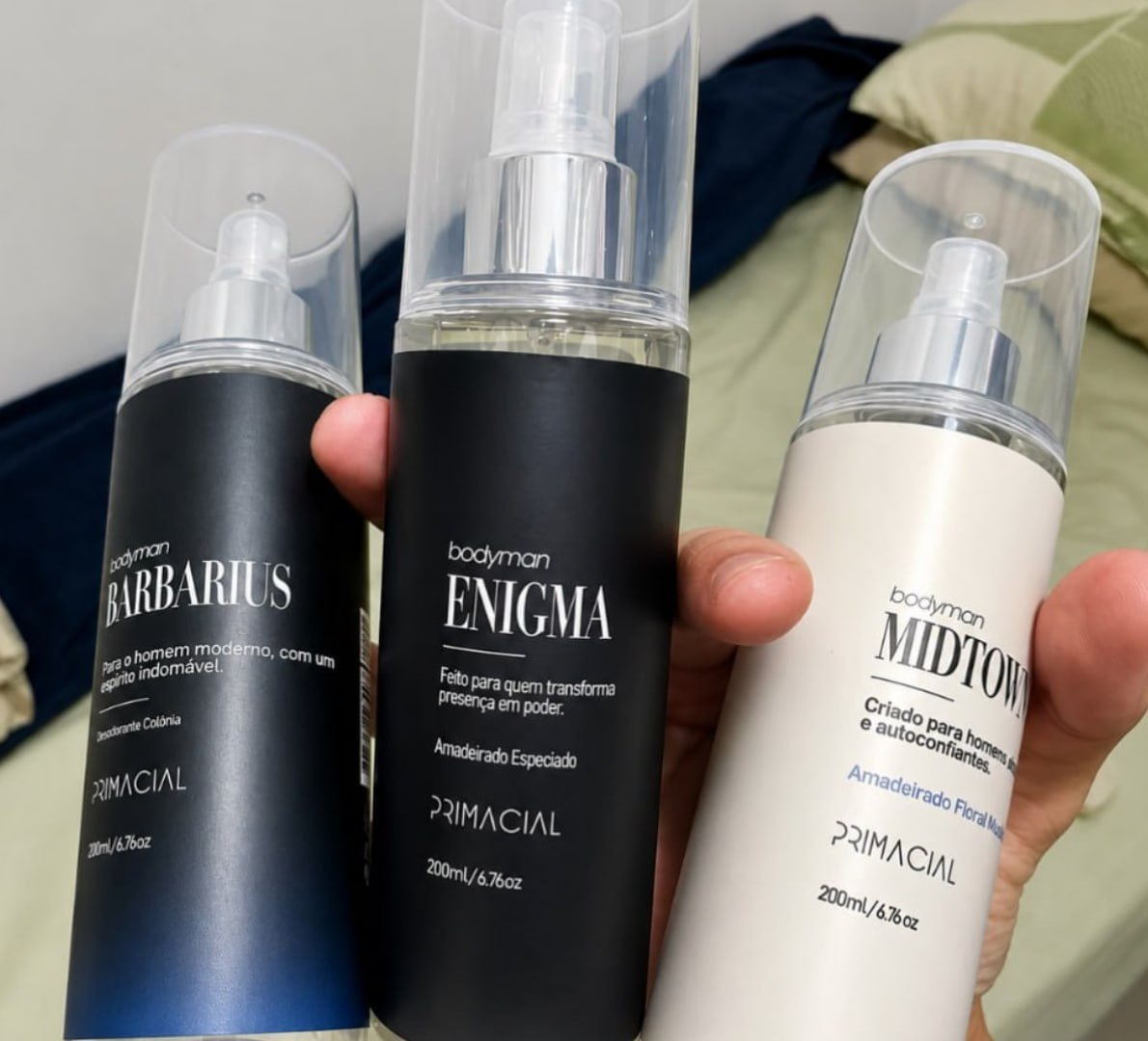 🧴 Kit Body Splash Barbarius + Enigma + Midtown 200ml