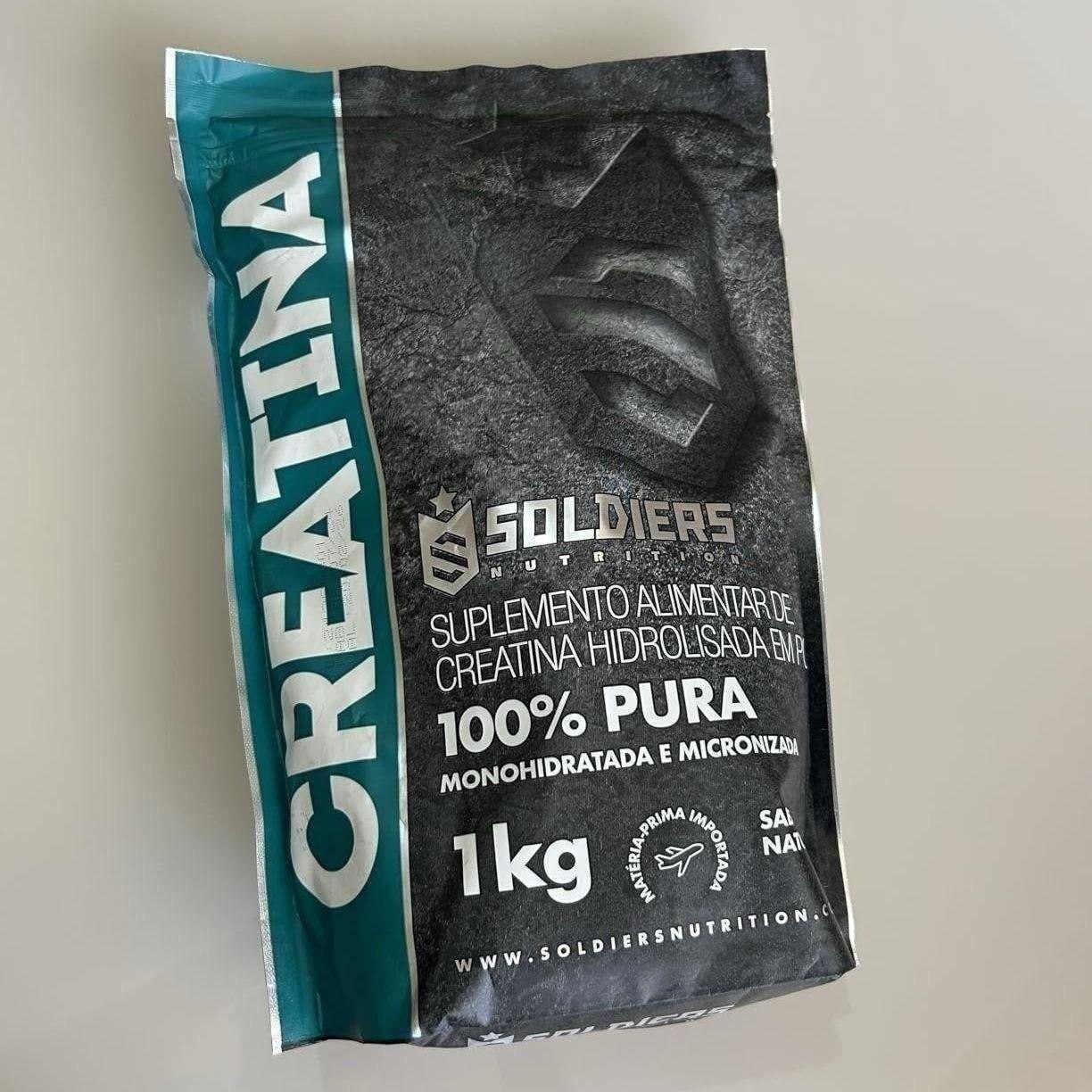 💪 Creatina Monohidratada 1Kg, 100% Pura Soldiers Nutrition