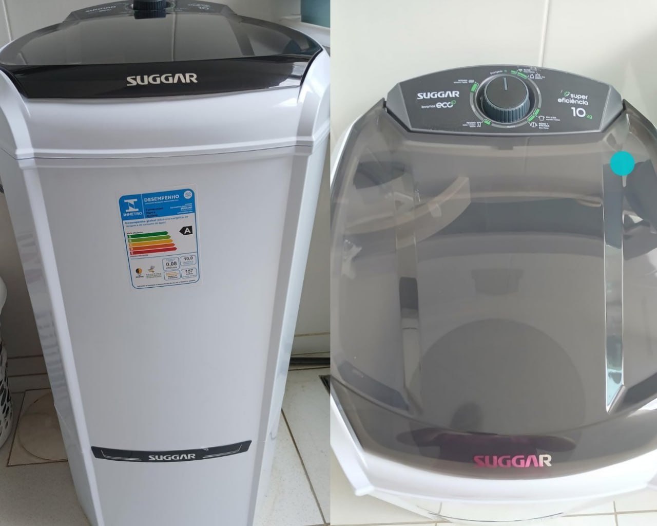 💧 Lavadora de Roupas Lavamax Eco Suggar 10kg 110v
