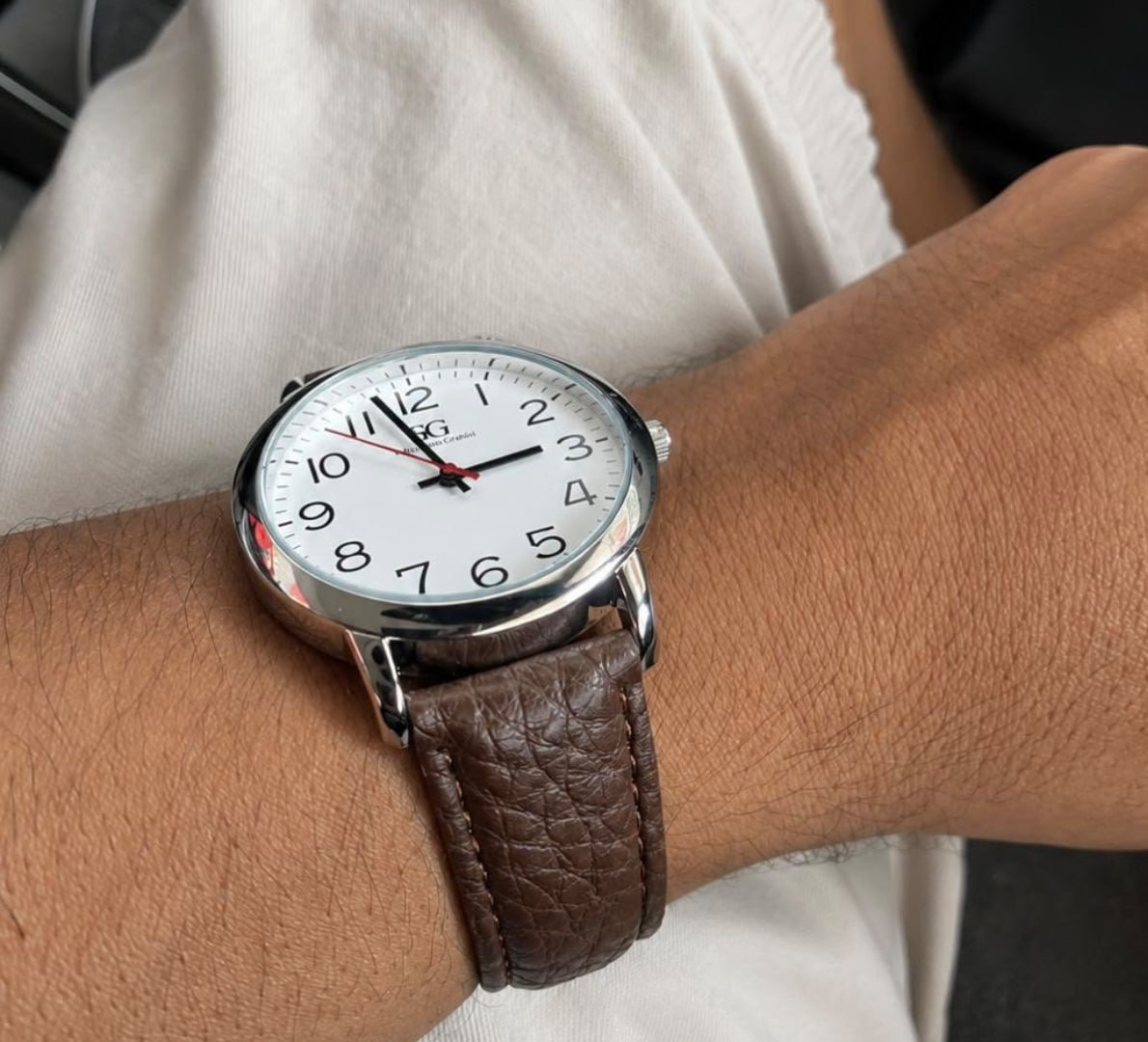 ⌚️ Relógio Chrowl Prateado- Saint Germain
