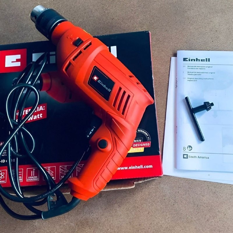 ✅ Furadeira De Impacto Einhell Th-id 600 E 127V