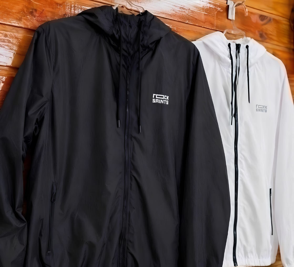 🧥 Jaqueta Corta Vento Rock Saints (3 Cores)