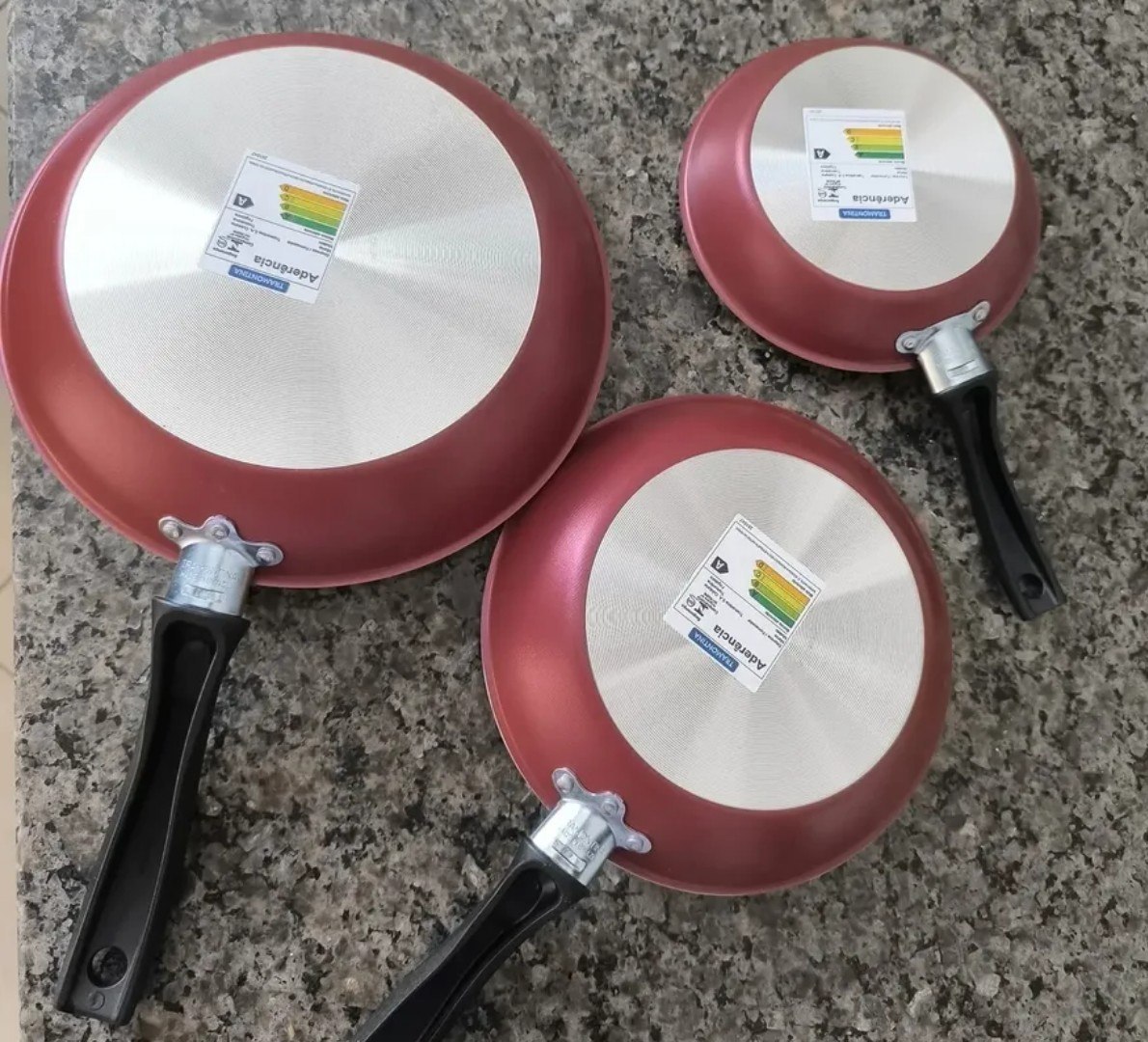 🍳 Jogo De 3 Frigideiras Turim Em Alumínio Tramontina