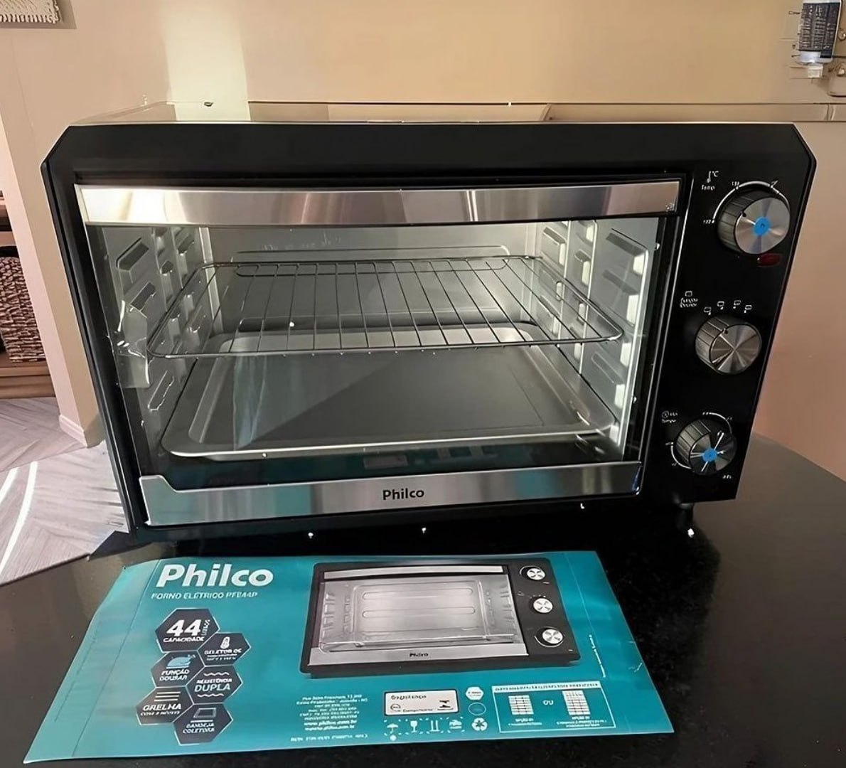 ♨️ Forno Elétrico Philco Dupla Resistência 44L