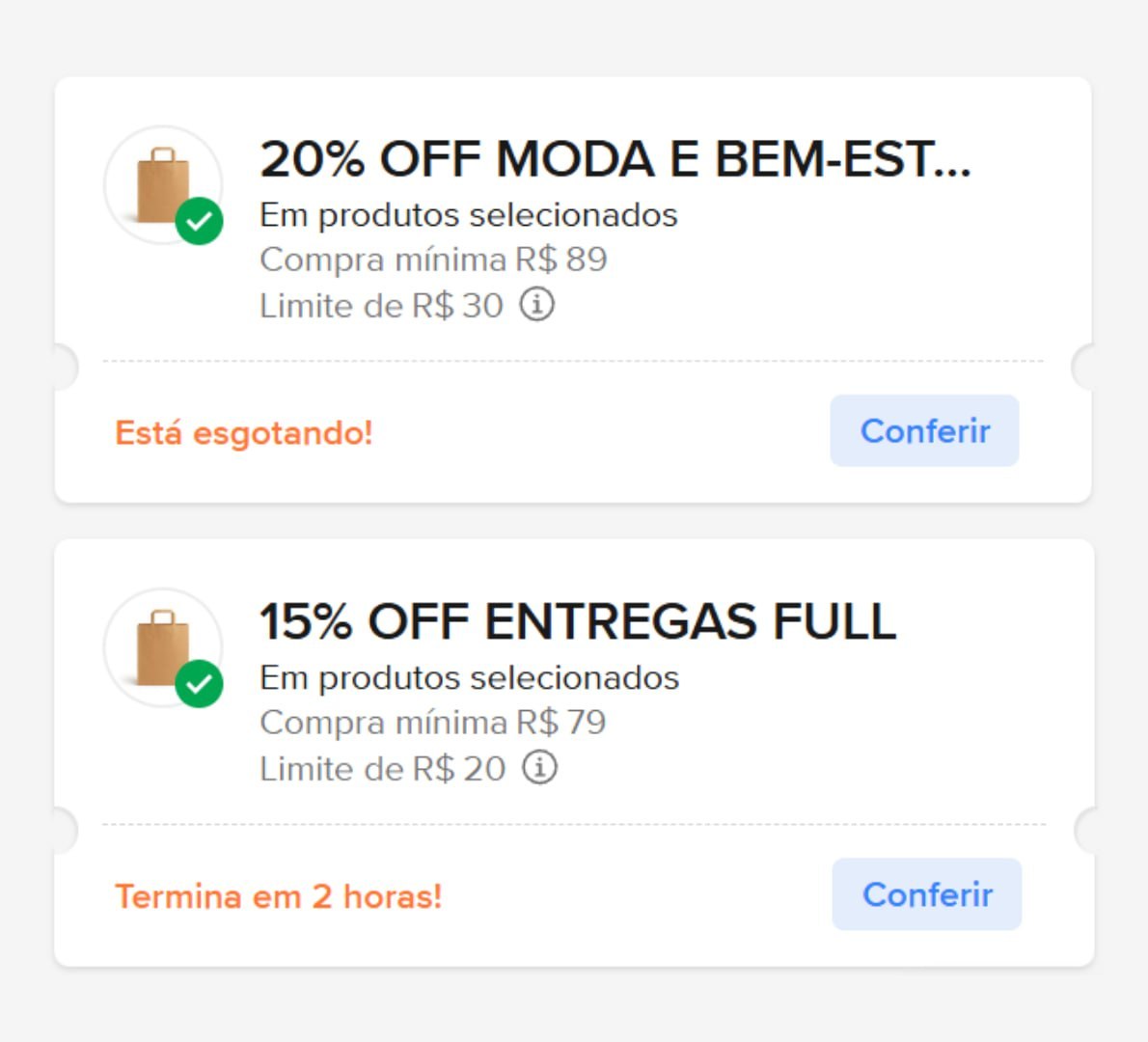 ⌛️ CUPONS ML ESGOTANDO ⌛️