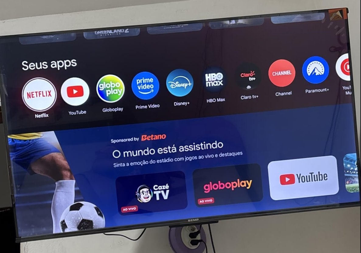 📺 Smart TV SEMP 43" 4K UHD Google TV