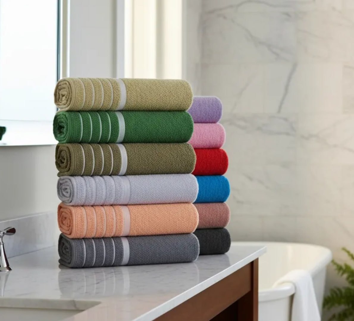 🛀 Kit 4 Toalha de Banho Gigante 80 X 150 cm