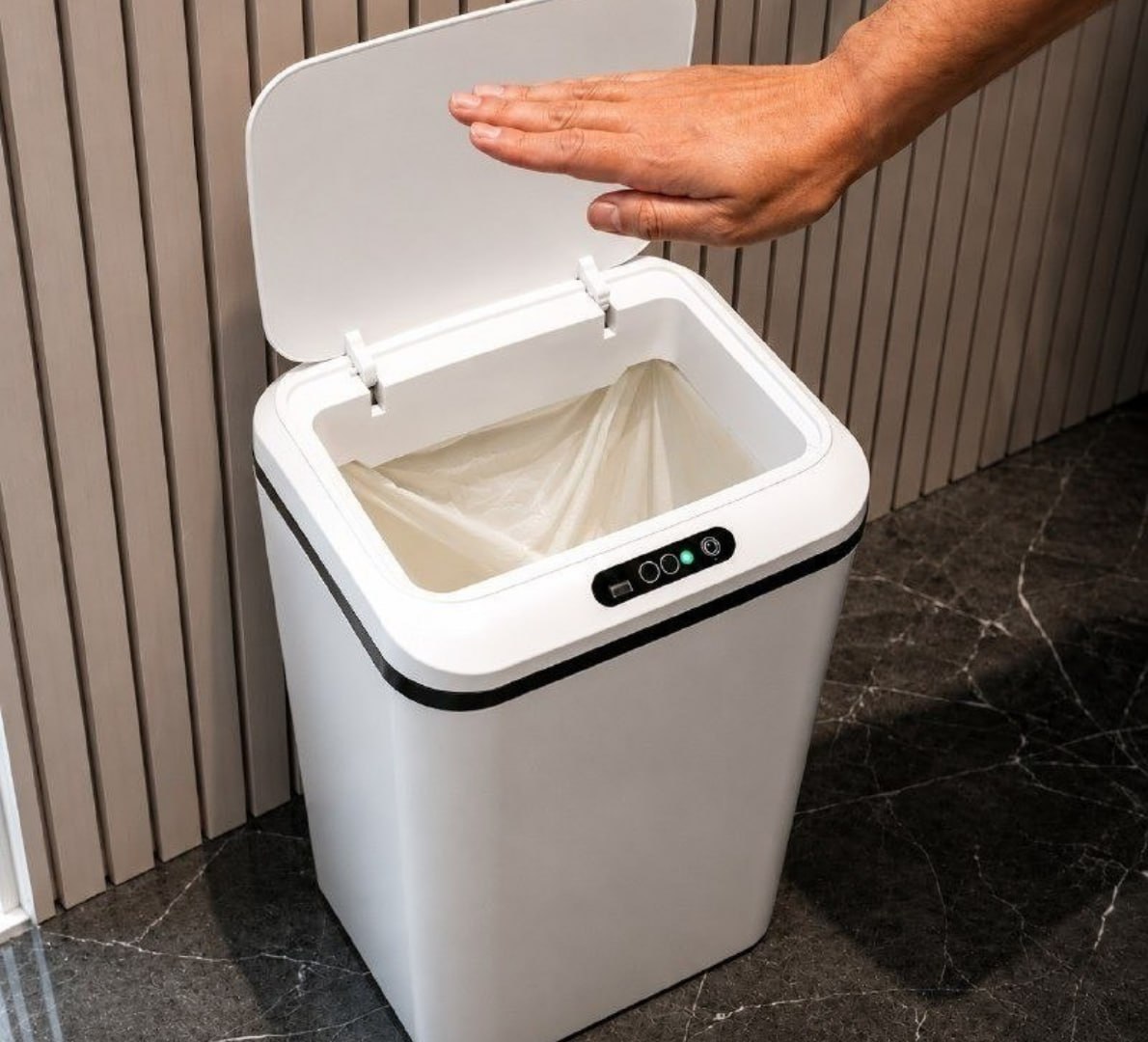 ✅ Lixeira Inteligente Automática com Sensor Anti Odor 16L