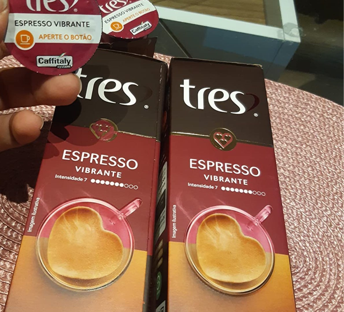 ☕️ Cápsulas Café Espresso Vibrante TRES 3 Corações (10 unidades)