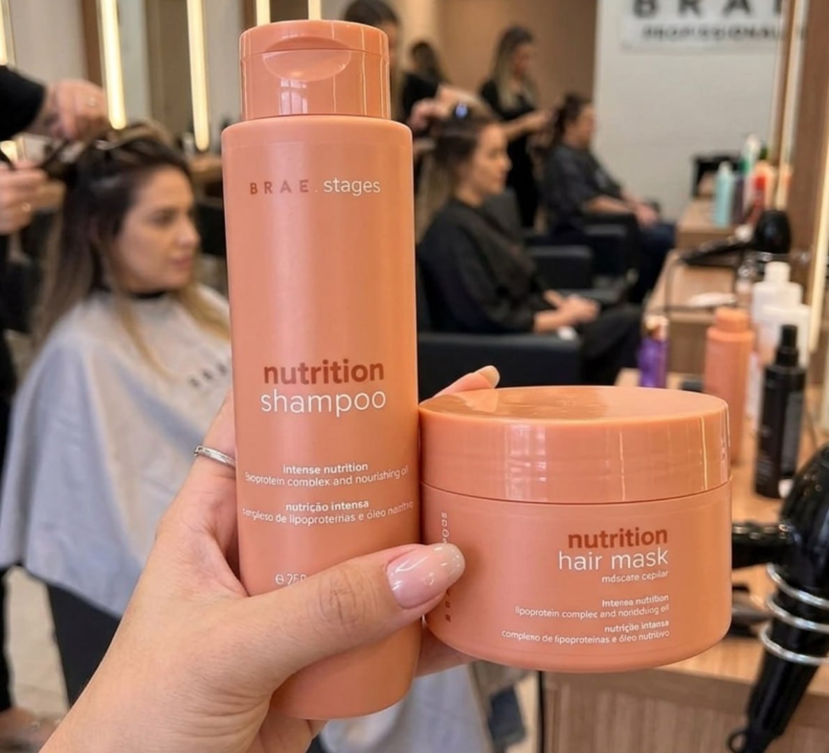 💇♀️ Kit Nutrition 2 Produtos Braé Stages (shampoo E Máscara)