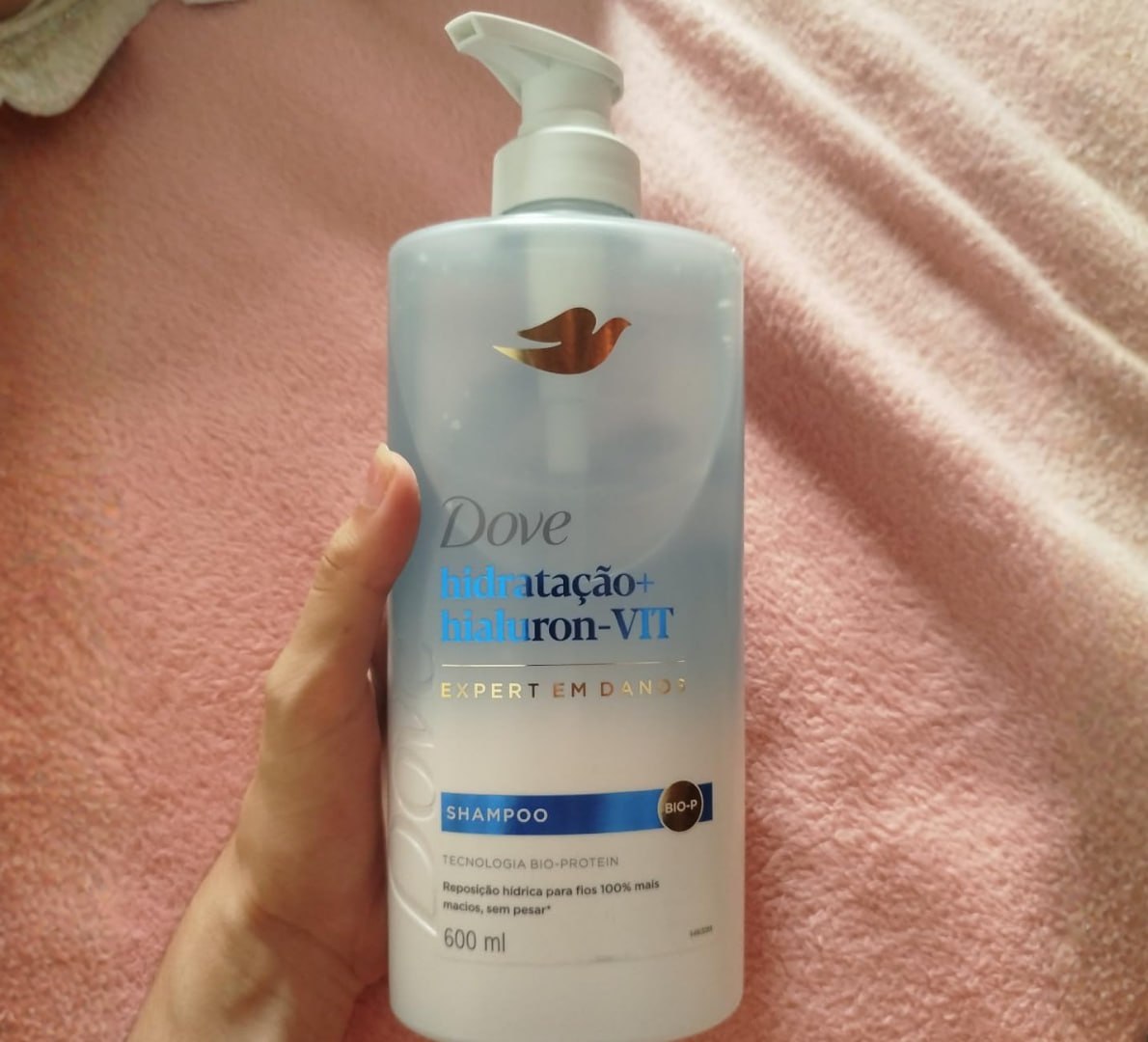 🧴 Dove Shampoo Hidratação + Hialuron-Vit 600ml