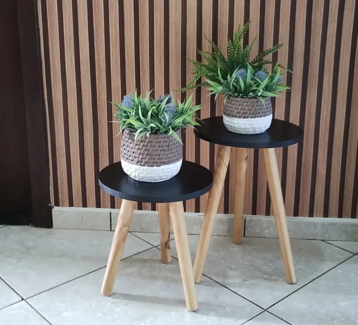 ☺️ Mesa De Canto Pé Palito 2 Mesas em cores