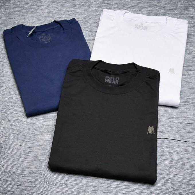 👕 Kit 3 Camisetas Masculinas Premium Polo Wear Sortido