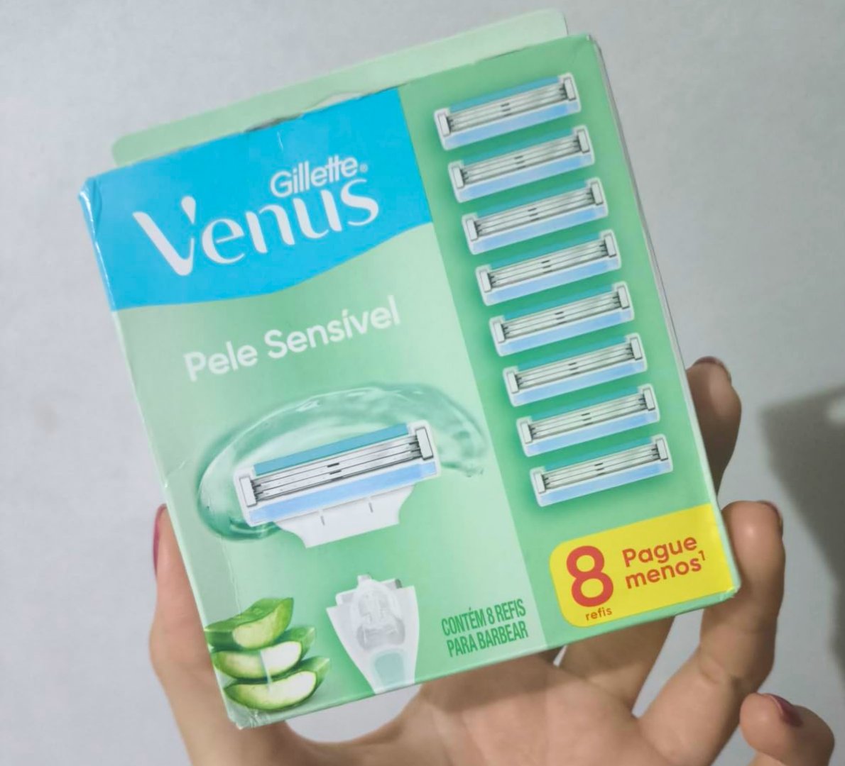 🪒 Gillette Venus Pele Sensível Carga para Aparelho de Depilar - 8 Unidades