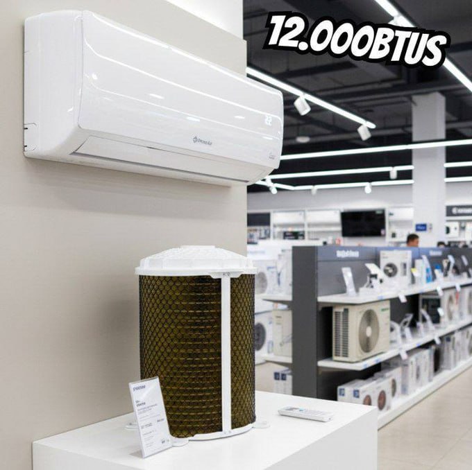 🧊 Ar-Condicionado Split Inverter Prime Air 12.000 BTU/h Branco
