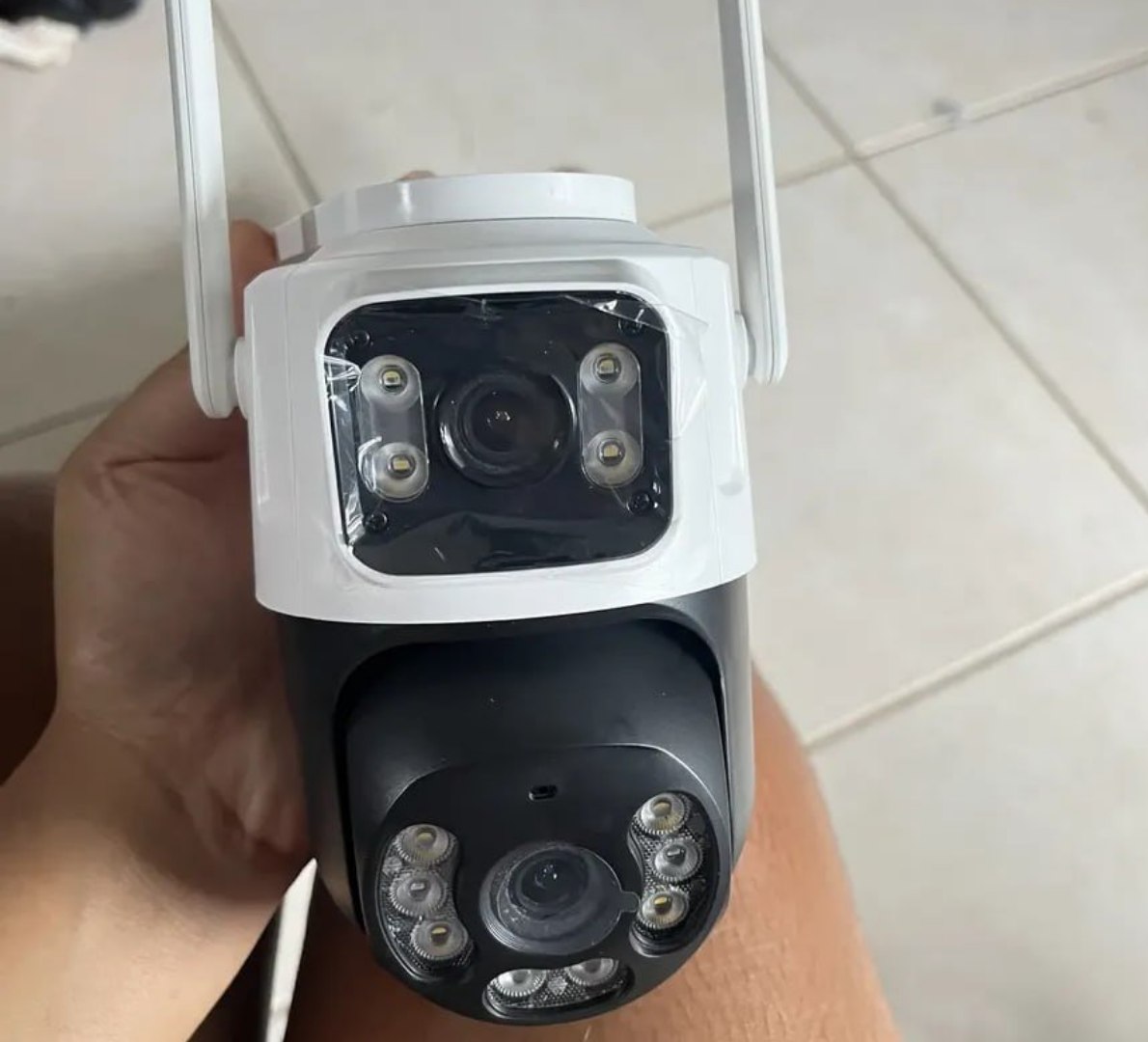 🎥 Câmera Segurança Ip Externa Wifi A28 App Icsee À Prova Dágua