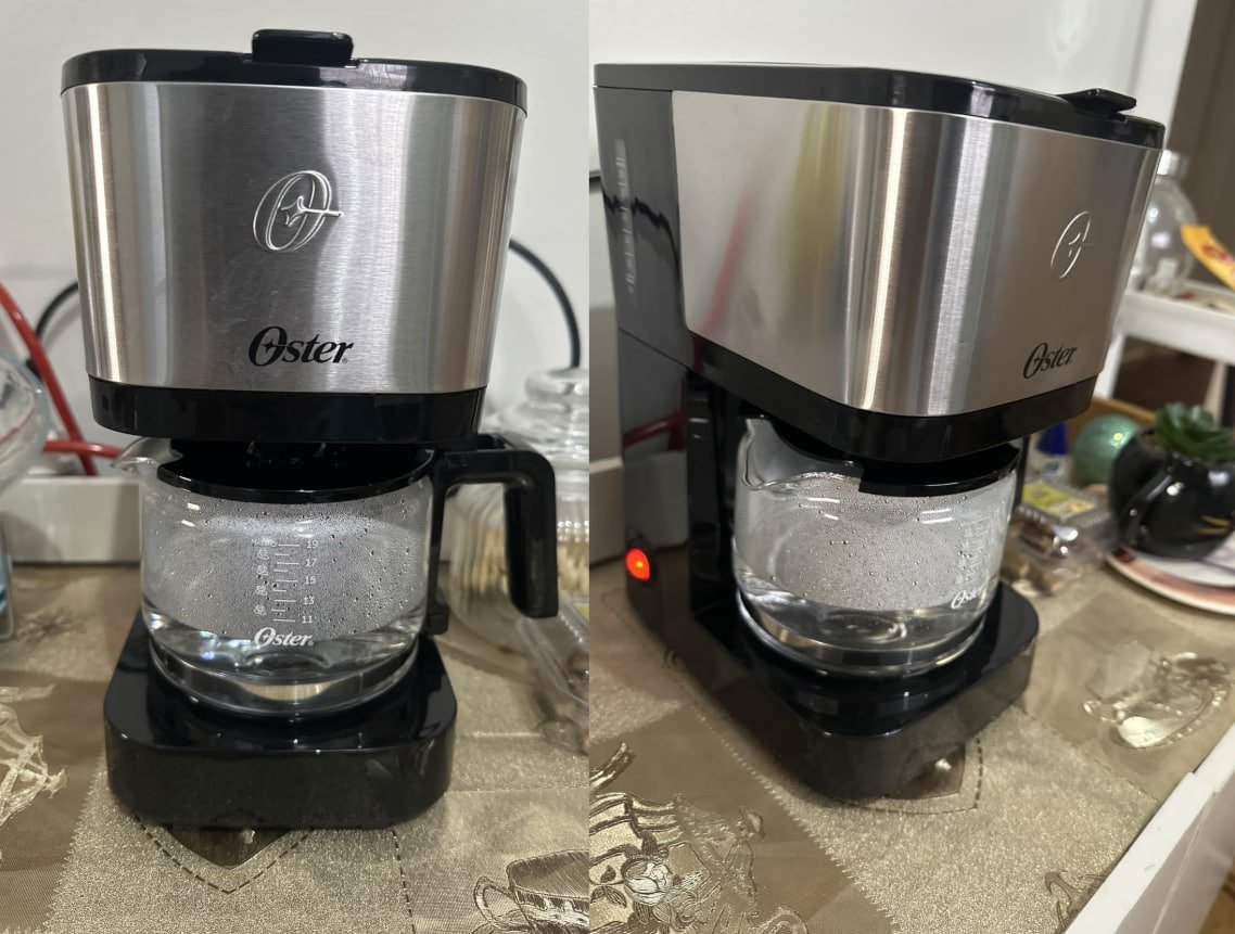 ☕ Cafeteira Oster Inox Compacta 0,7L 127V